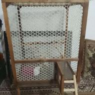 قفس چوبی پرنده