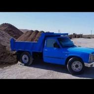 حمل ماسه شسته و دستگاهی با نیسان کمپرسی داخلی