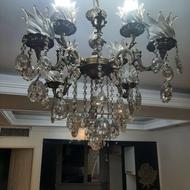 لوستر برنز 4 شاخه 8 شعله