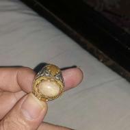 انگشتر اوپال اصل به شرط کارشناسی با رکاب سنگین