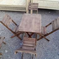 میز و صندلی تاشو و ایستاده