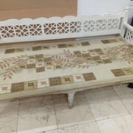 تخت سنتی 2در1چوب روس