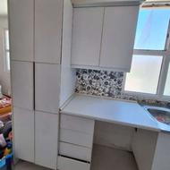 کابینت ام دی اف به همراه هود سالم بدون سینک و شیر