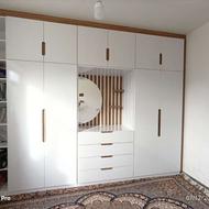 طراحی و اجرا انواع کمد دیواری