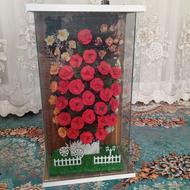 گل شیشه ای چراغ دار
