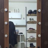 آینه دکوراتیو ابعاد 80 در 190 قاب تمام MDF