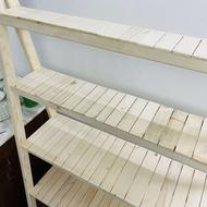 شلف و استند چهارطبقه چوبی