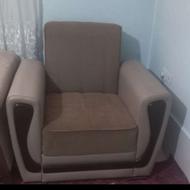 2 عدد مبل تختخواب شو یک نفره