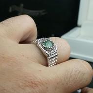 زمرد رکاب ماشینی اسپرت طرح رولکسی روکش آب رادیوم