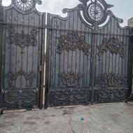 درب باغی پیلوت آهنی باغی ویلا قابدار حیاطی پارگینگ