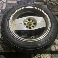 4 حلقه لاستیک 205/55r16 کویر 90درصد و رینگ اسپرت