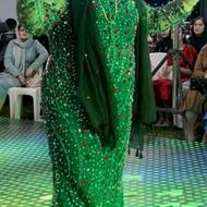لباس مجلسی سنگ دوزی