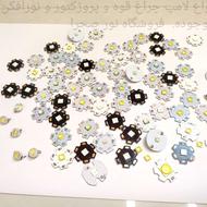 لامپ چراغ قوه ال ای دی UV یووی پروژکتور POWER LED SMD باتری
