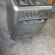 اجاق گاز چهارشعله تمام استیل ایتالیایی