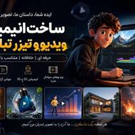 ساخت پوستر، انیمیشن و تیزر تبلیغاتی با هوش مصنوعی
