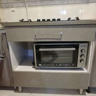 گاز صفحه ای با کابینت