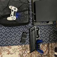 ps4 slim 2 دسته 1ترا