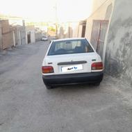 خودرو پراید سفید
