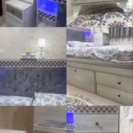 تخت خواب 2 نفره 6 تکه (سرویس)
