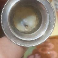 شمعدانی عتیقه ،نقره عیار پاین
