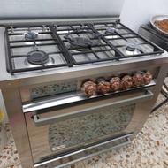 گاز 5 شعله فرداد در حد نو کم کارکرد بسیار تمیز