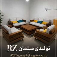 مبل راحتی پلهای 8 نفره (تولید کارگاه - روکش ملچ اصل)