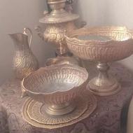 سماور برقی و جام میوه و شیرینی کامل