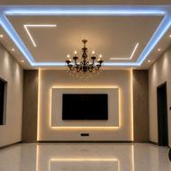 کناف و نورپردازی حرفهای / TV Wall هدیه