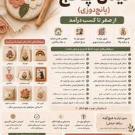 آموزش حضوری نیدل پانچ (پانچدوزی) | از صفر تا کسب درآمد