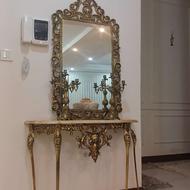 آینه شمعدان برنز اصل