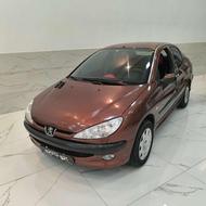 پژو 206 SD (صندوق دار) 1386 قهوهای
