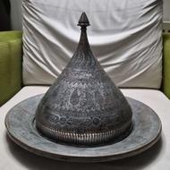 سینی یا مجمه مسی صاحبه دار