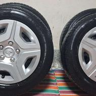 فروش چهار حلقه رینگ فولادی 15 و لاستیک 185 بارز ، بسیار تمیز