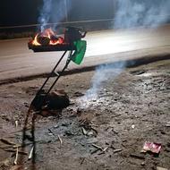 منقل فلزی برای کباب