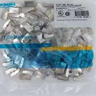 سوکت شبکه CAT6 آلومنیومی Tyco Electronik بسته 100 عددی