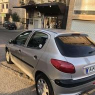 پژو206مدل 83سه لکه رنگ