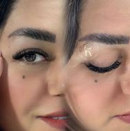 مدل برای اکستنشن مژه والیوم