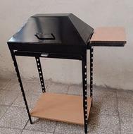 باربیکیو ذغالی کباب منقل درب دار کبابپز
