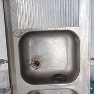 سینک دو لگن 50 در 120 سینی سمت راست