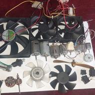12عدد فن.ارمیچر.بکسل.تهویه.موتورمعاوضه کیس کامپیوتر ddr2