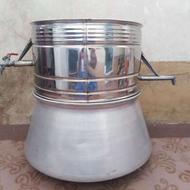 دستگاه تقطیر، عرق گیری و گلاب گیری استیل 35 لیتری