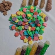 قندونبات رنگی، فانتزی، گیاهی