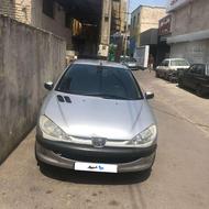 پژو 206 نقره ای