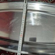 دیس بزرگ 70 سانتی قدیمی 50ساله استیل مرغوب