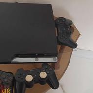 ps3 180 گیگ با 3 دسته