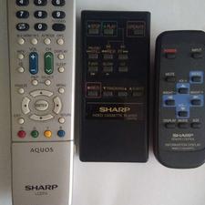 کنترل ویدیو و TV شارپ
