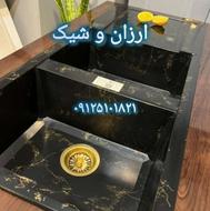 ⭐️تولیدی سینک گرانیتی⭐️ظرفشویی ضد اسید نشکن باضمانت اجاقگاز