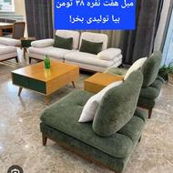 مبل هشت نفره 48 تومن در نور. میز ناهارخوری. جلومبلی غذاخوری