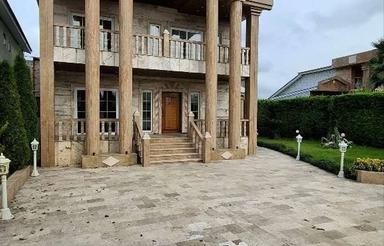 کاخ ویلای سنگی با حیاط سازی عالی