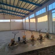 اجرای بتون ریزی با ماله پروانه و کاتر تخریب کمپک